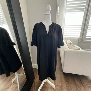 Like New Women’s Ruffle Dress - XL - Black